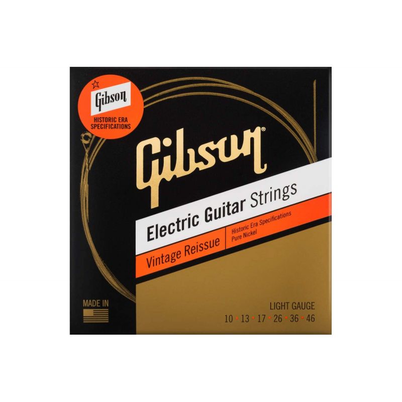 Набор струн GIBSON SEG-HVR10 VINTAGE REISSUE 10-46 LIGHT Набор струн GIBSON SEG-HVR10 VINTAGE REISSUE 10-46 LIGHT